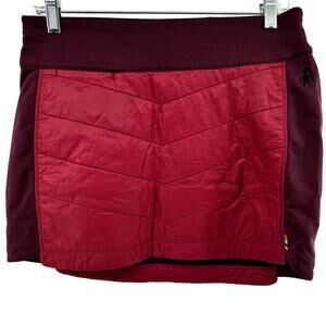 Smartwool Smartloft 60 Mini Skirt Quilted Merino Wool Ski Wind Resistant Pink S